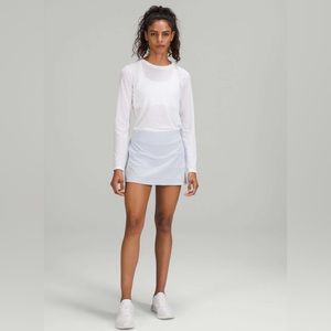 Lululemon Pace Rival Skort mid-rise - size 10 Long - Pastel blue